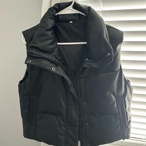 Black Puffer Vest